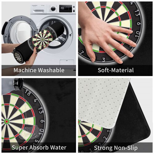 新品DARTS Dart Board Arrowv Target Doormat Rug carpet Mat Fo