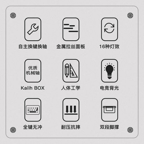 新品黑峡谷(Hyeku)GK715机械键盘有线键盘游戏键盘1Y04键蓝色背
