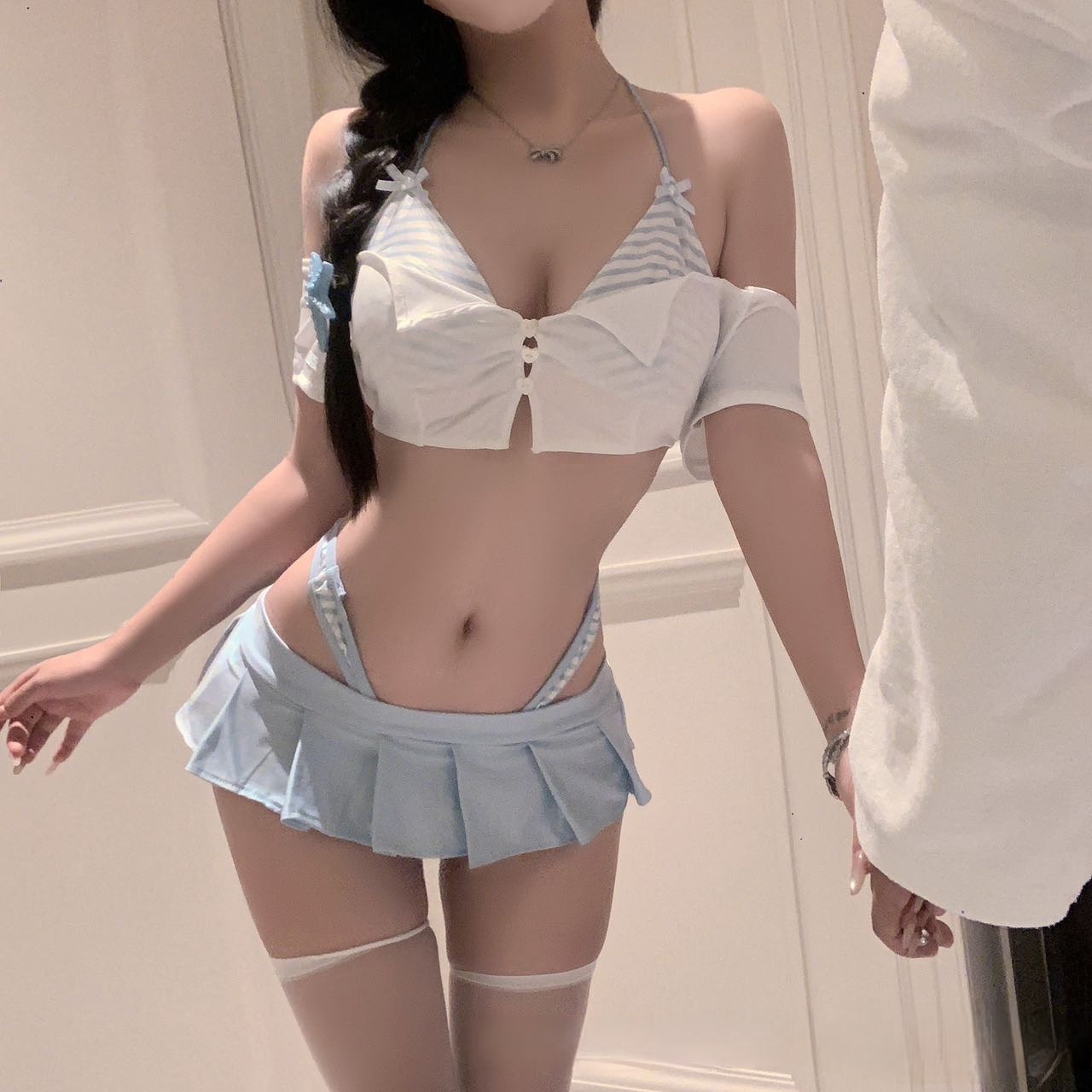 性感纯欲风日系束腰和服JK短裙火辣诱惑睡衣小胸激情睡袍睡裙套装