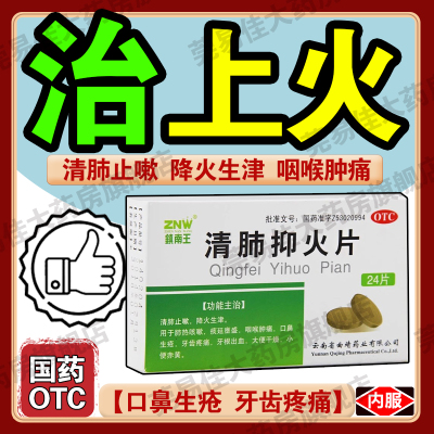 【镇南王】清肺抑火片0.6g*24片/盒