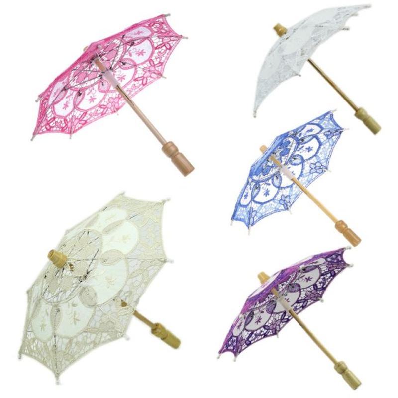 速发Hot se Pas Umbrea Embroidered L  Brid Weddi