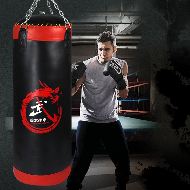 速发PU拳击沙袋吊式散打沙包不倒翁家用训式小练器材立孩儿童成人