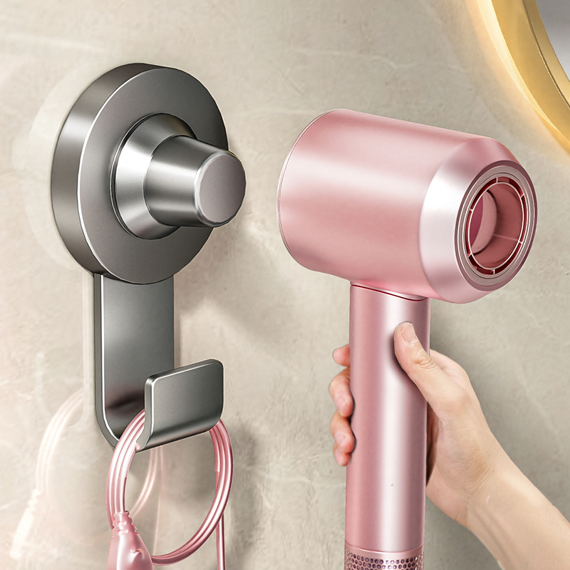 速发适风徕芬吹免机架高速吹风机支架磁吸用打孔风嘴架收纳挂架置