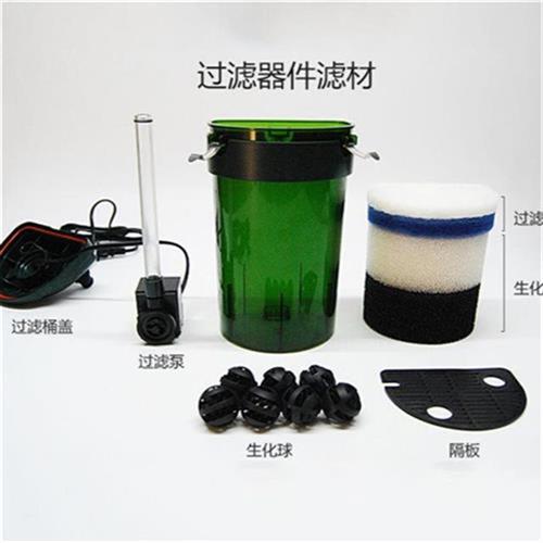 速发奥德赛CF0小滤桶壁挂桶缸外鱼缸外置水族箱增氧滤材