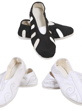 速发鞋手工千层底道士十方纯修行居士传统太极练武站桩养生男布鞋