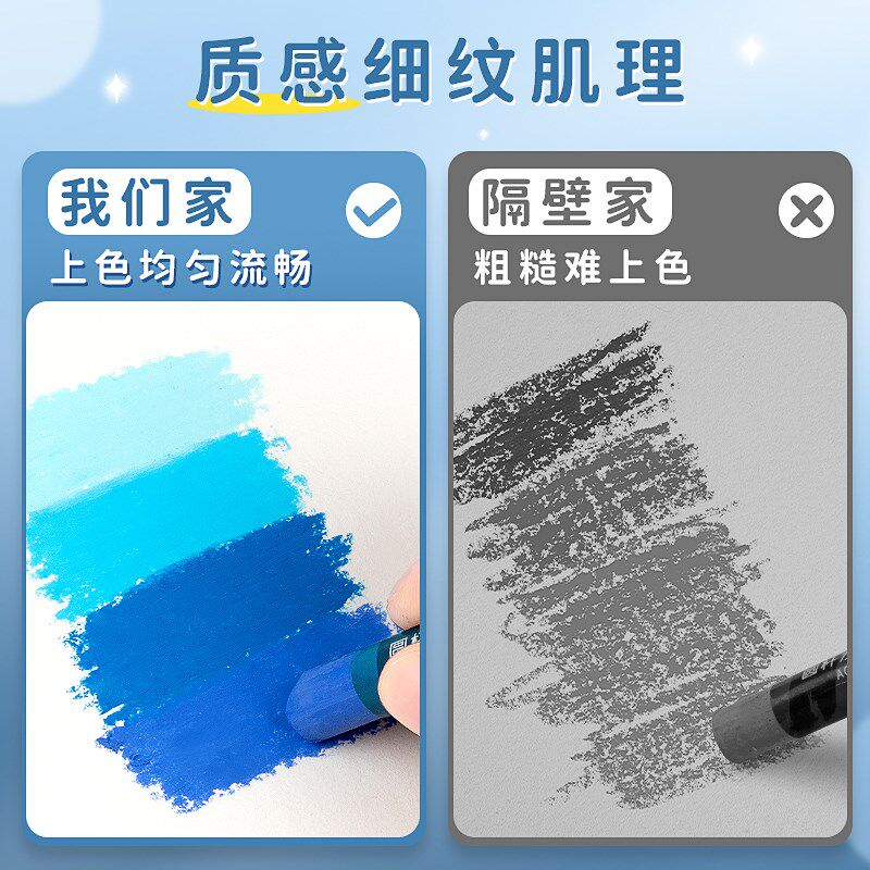 速发油画棒专用纸正方形油画画纸美术生专用a4儿童画画软性油画棒