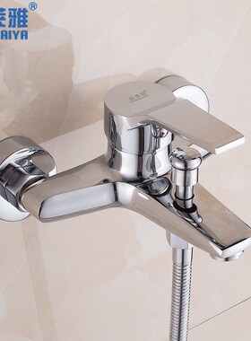 速发8V全铜体浴缸龙沐头浴室热关暗装三联冷开混水阀套