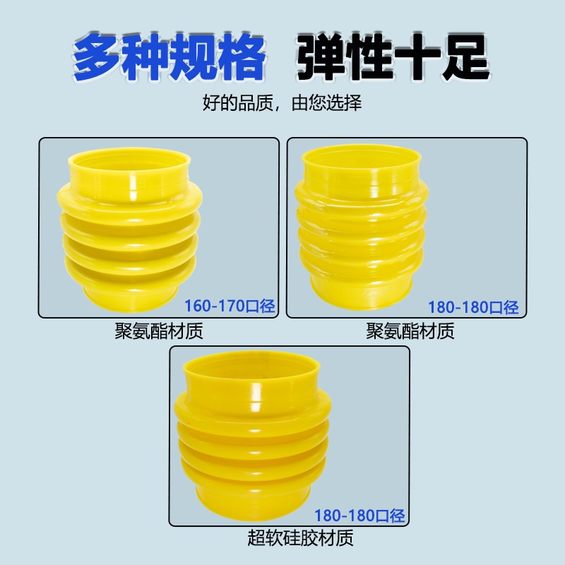 现货速发汽油夯机配件折箱伸缩套打夯机胶皮防尘套电动冲击夯橡胶