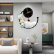 速发简约客轻挂钟创时静音钟表装 饰时钟 饰画意尚厅奢餐厅墙装