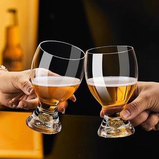 啤酒杯大容量轻奢家用精酿小麦扎啤杯商用酒吧大肚啤酒杯 2024新款