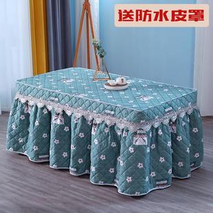 烤火桌罩套加厚烤火罩长方形电炉罩简约现代电火炉桌布全包 冬新款