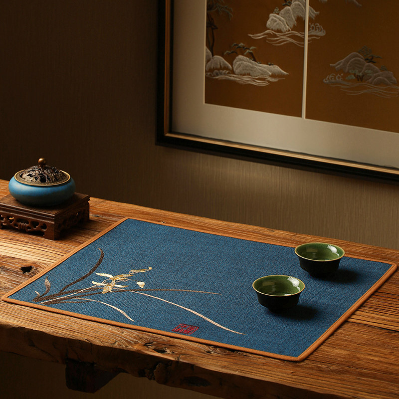 速发茶桌隔热垫茶杯垫茶道新中式餐垫布艺餐桌垫杯垫烟灰缸垫茶垫,居家布艺,餐垫,淘宝优惠券,粉丝福利购,淘宝优惠卷