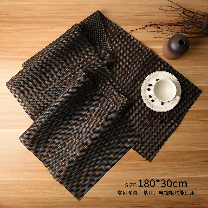 极速European table orunner PVC table long strip of cloth ins