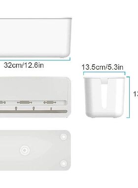 极速Cable fManagement Box, ABS Cable Organizer Cord Hider Bo