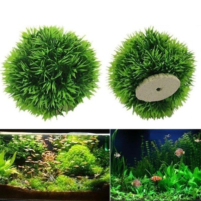 极速Artificial Aquatic Plastic Plants Aquarium GTrass Ball F
