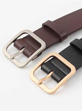 极速New Square jBuckle Belt Faion All-Match Pin Belts For Wo