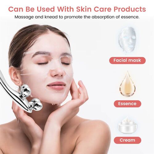 极速3D Roller Face-plift Wrinkle Remover Multicolor Y Shape