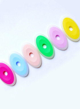 极速6pcs/set Neutral Erasabxle Pen Special Rubber Color Oval