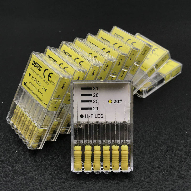 极速10 pack Dental H-File 25mm Hand Use fileOs Endodontic In