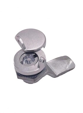 极速生久同款MS705-3A圆柱锁 转舌H锁 柜门主机壳锁 锌合金门锁