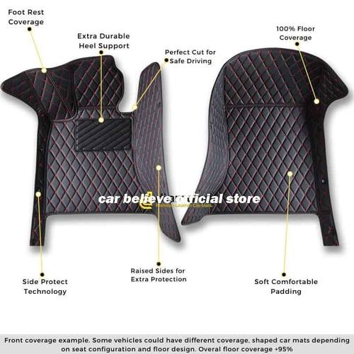 极速Leather Car Floor mats for SuCzuki Ignis 2018 2017 Carpe