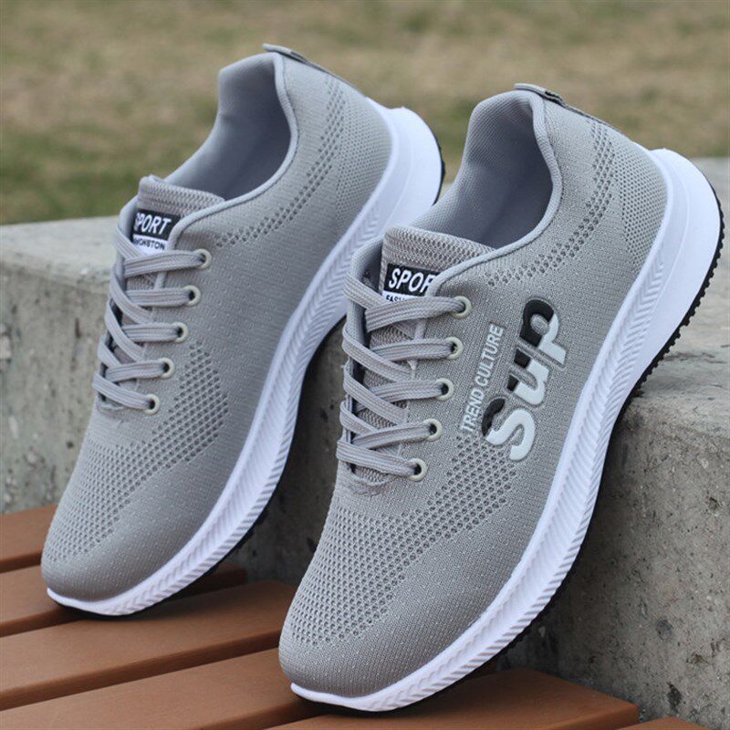 新品春秋季男f士运动鞋软底防滑男鞋休闲鞋透气防臭跑步鞋子男网