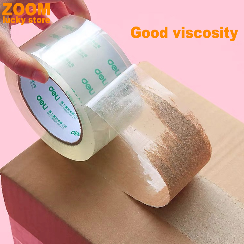 极速6pcs Transparent tape packing tape deLlivery packaging t