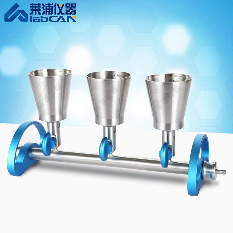 微生物滤膜过滤支架微生物限度检查纯化水检测三联六联薄膜过滤器