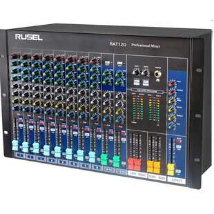 RUSEL(乐声)RAT12G12路调音台(机架式)舞台婚庆会议多功能混响