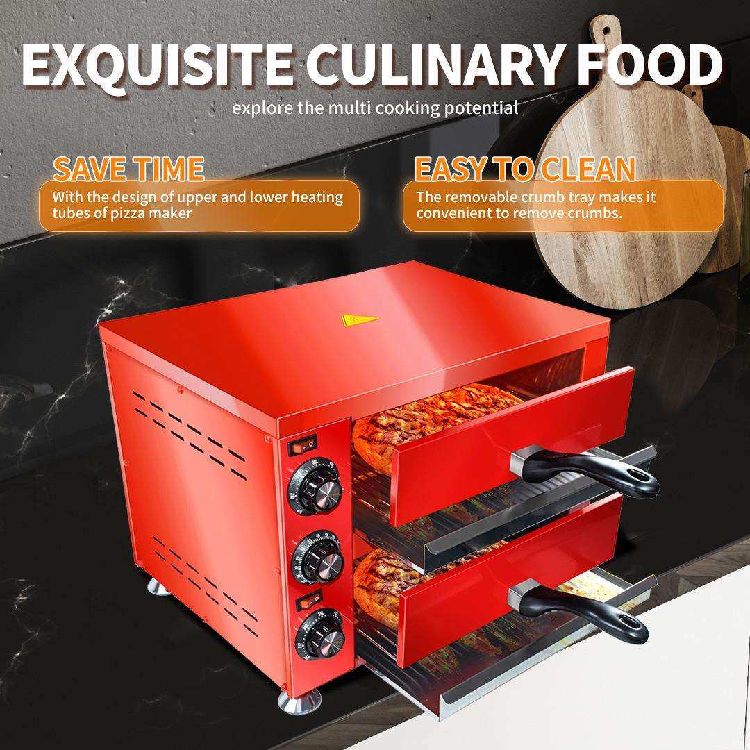 披萨炉户外披萨烤箱披萨烤炉家用烤箱电烤厨房用品商用烤箱不锈钢