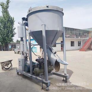 铁路旁煤块收集气力输送机150型移动式气力吸料机