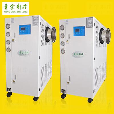 注塑模具冒汗冷干冷风机QX-8WRC水冷式冷风机压缩机直冷式8HP