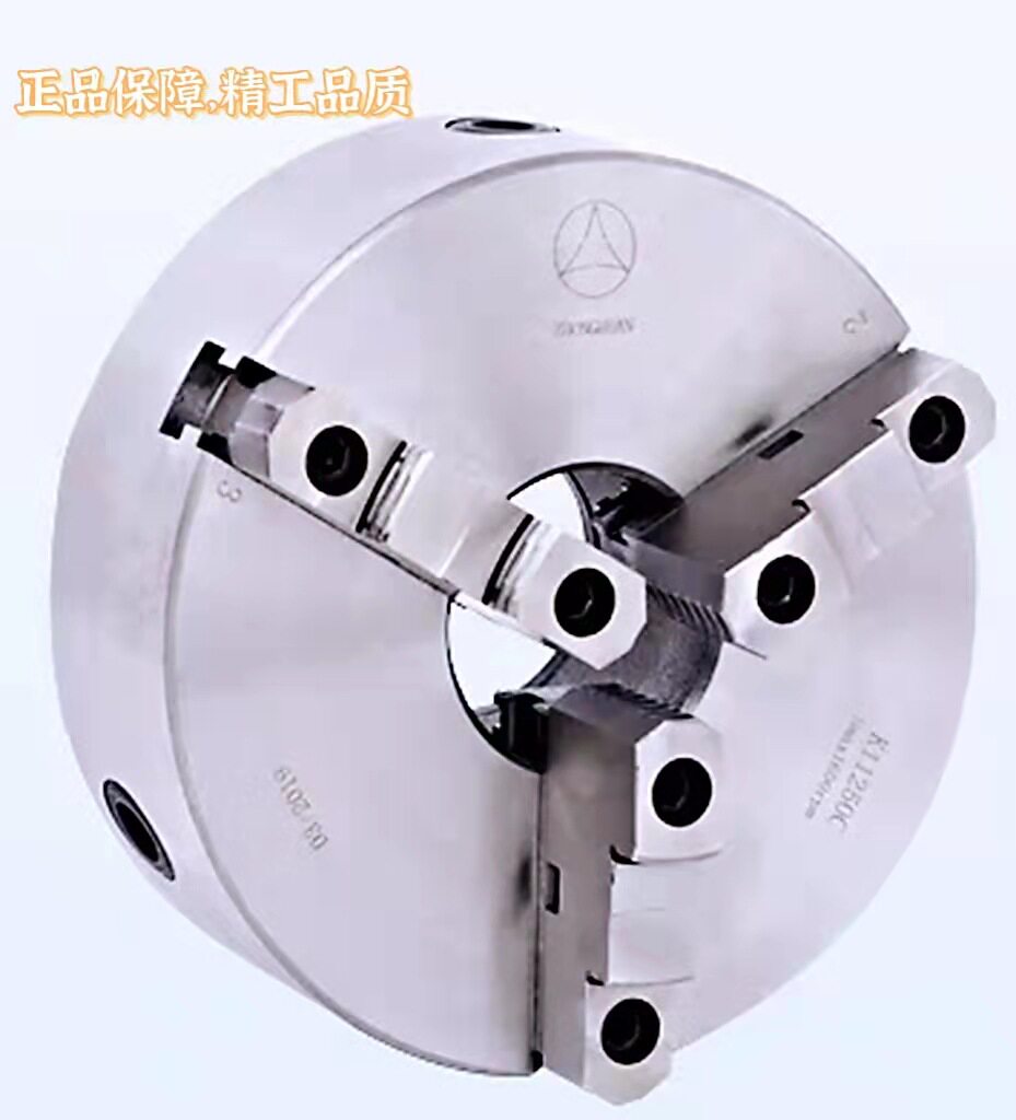 手动K11200C三抓夹头机床车床呼和众环三爪自定心卡盘自定心卡