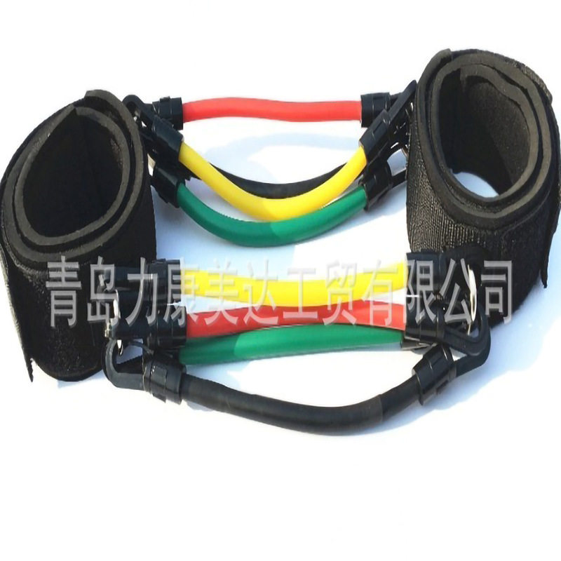 大腿训练器八股健身拉力带阻力带腿部乳胶拉力器弹力绳厂家直销