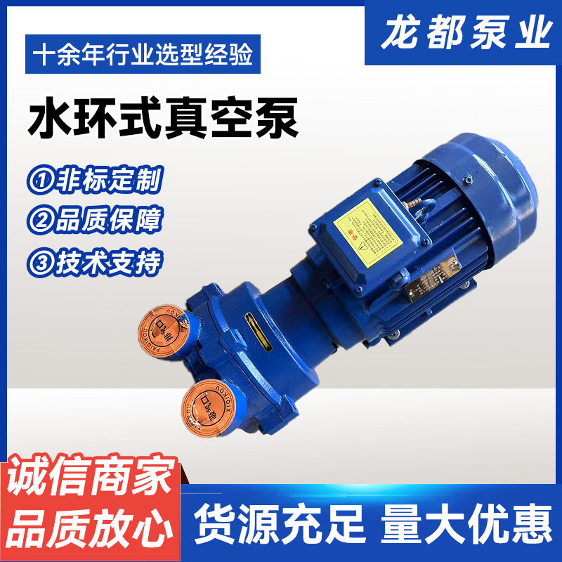 水环式真空泵2BV系列水循环大流量工业真空抽气压缩机真空泵