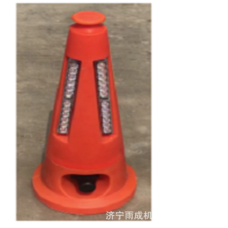 三角停车桩 过道警示桩 桶装方锥圆型路面占位反光锥物业锥形角标