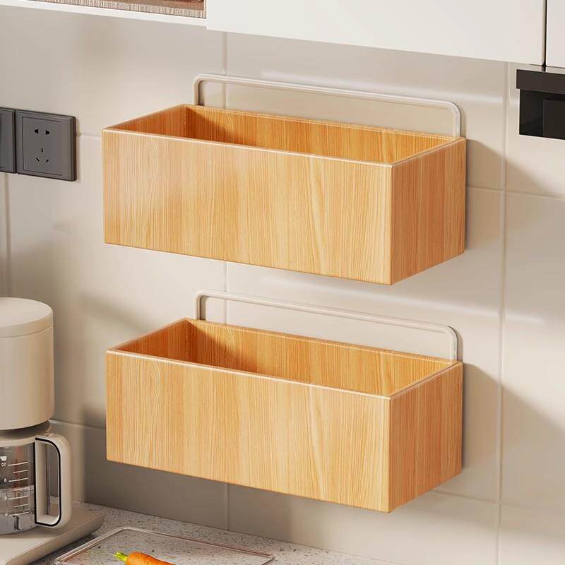 实木厨房调料品置物架墙上葱姜蒜调味料收纳架卫生间浴室整理架子