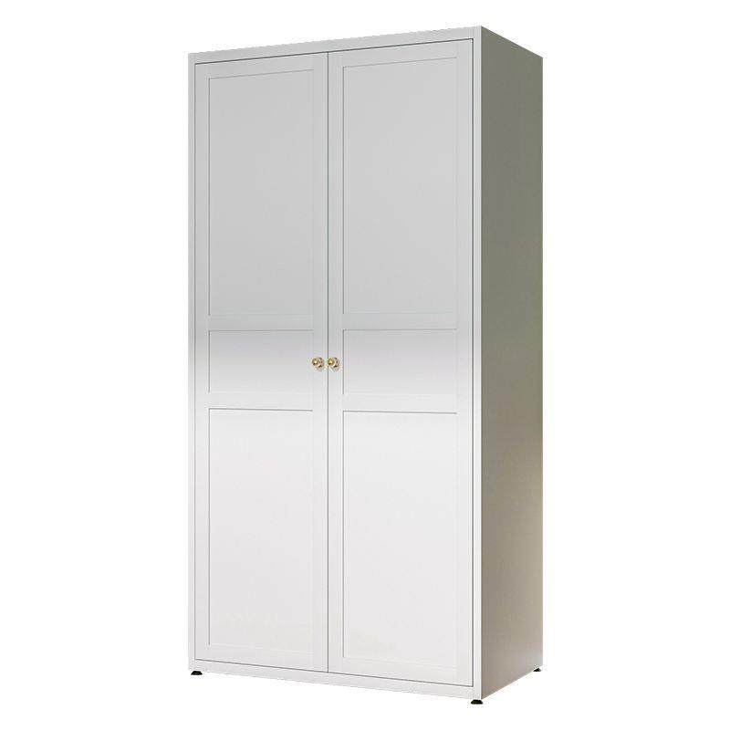 衣柜家用卧室简约现代双层挂出租房用便宜储物木柜组装大衣橱