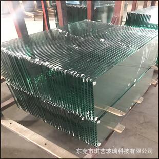 钢化玻璃加工定制钢化台面玻璃钢化玻璃门办公室玻璃隔断