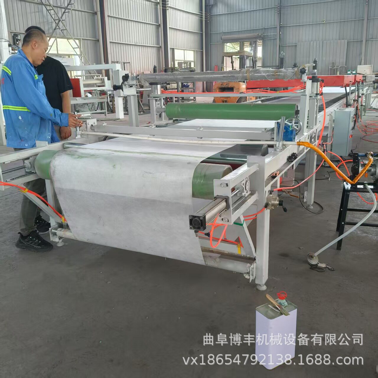无纺布玻璃纤维布浸胶涂布机