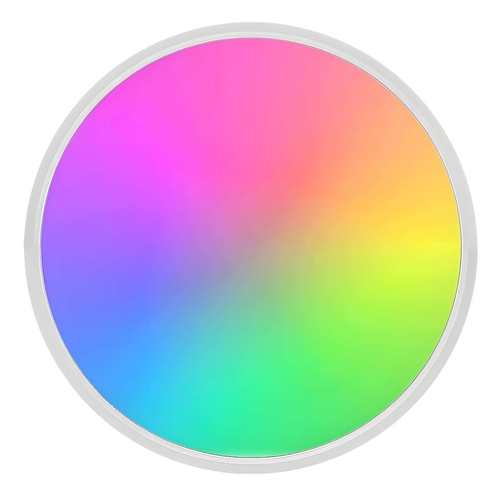 超薄吸顶灯室内圆形奇光板电竞房装饰氛围灯调光调色幻彩三防灯