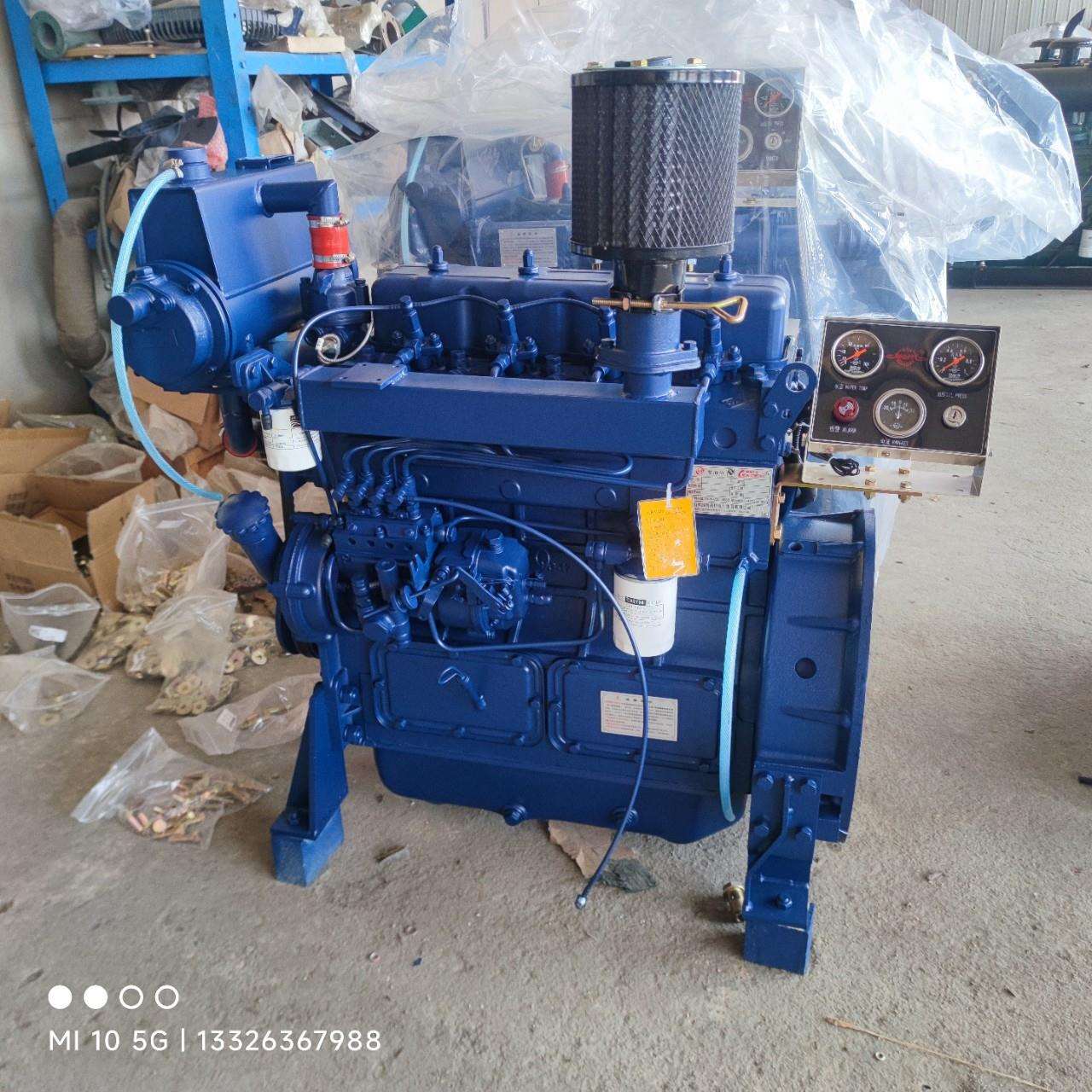 潍坊华凯船用柴油机生产4缸6缸渔船发动机高速渔船柴油机