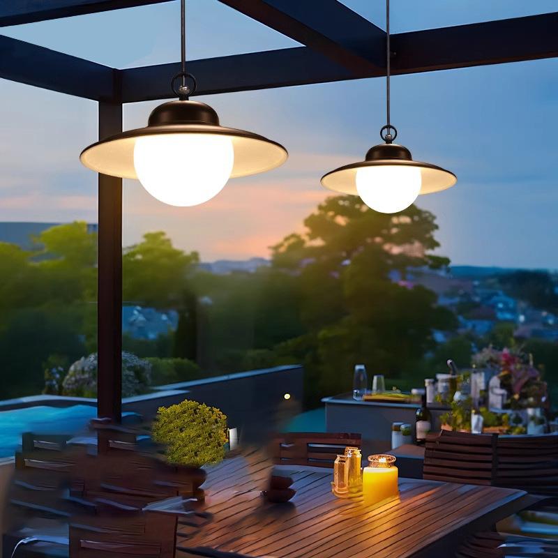 太阳能灯景观氛围装饰户外挂树灯庭院花园防水led别墅家用手提灯