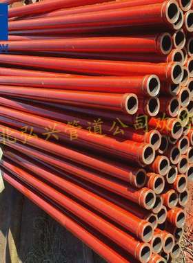 DN80DN100细石砂浆泵直管3米无缝直缝细石混凝土输送泵管