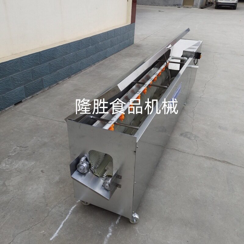 连续式小型毛辊果蔬洗泥机