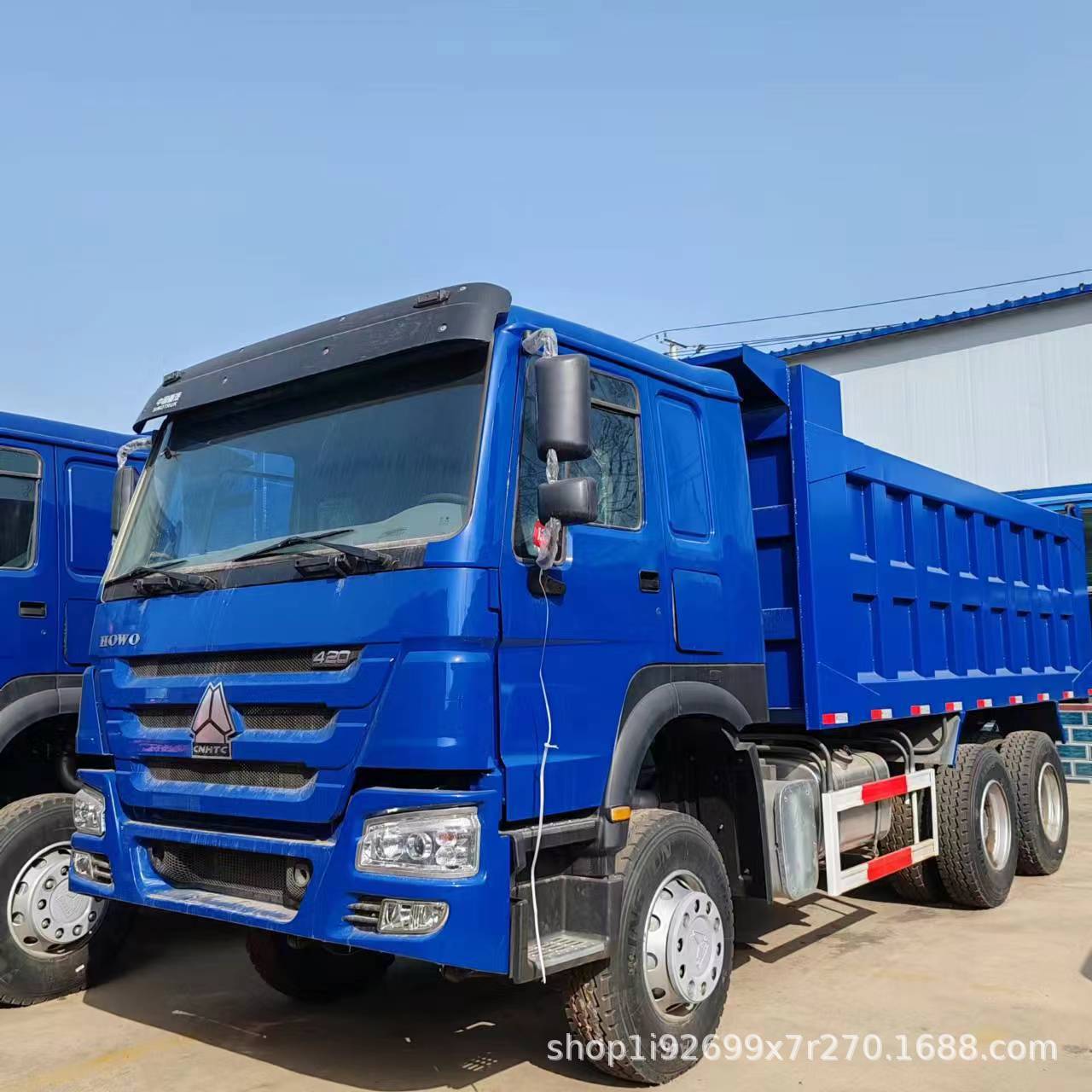 非洲专用车型重汽豪沃HOWO 自卸翻斗车  420马力大泵重型自卸车