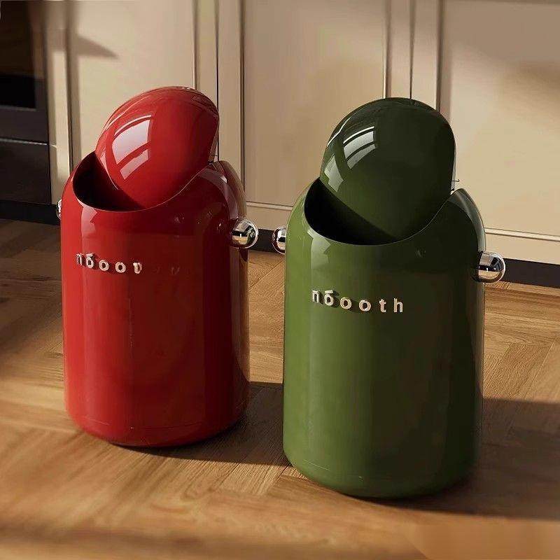 垃圾桶客厅卧室家用厨房翻盖办公室高颜值大容量卫生间厕所小网红