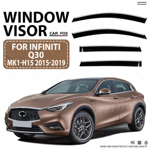适用于英菲尼迪Q30晴雨挡侧窗导流板INFINITI  H15 Window visor