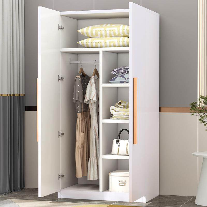 衣柜家用卧室出租房用实木经济型现代小型收纳衣柜简约简易组