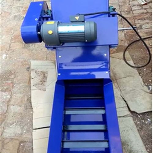 极速专业定制数控机床链板水q箱式磁铁刮K板螺旋提升排屑机废料小